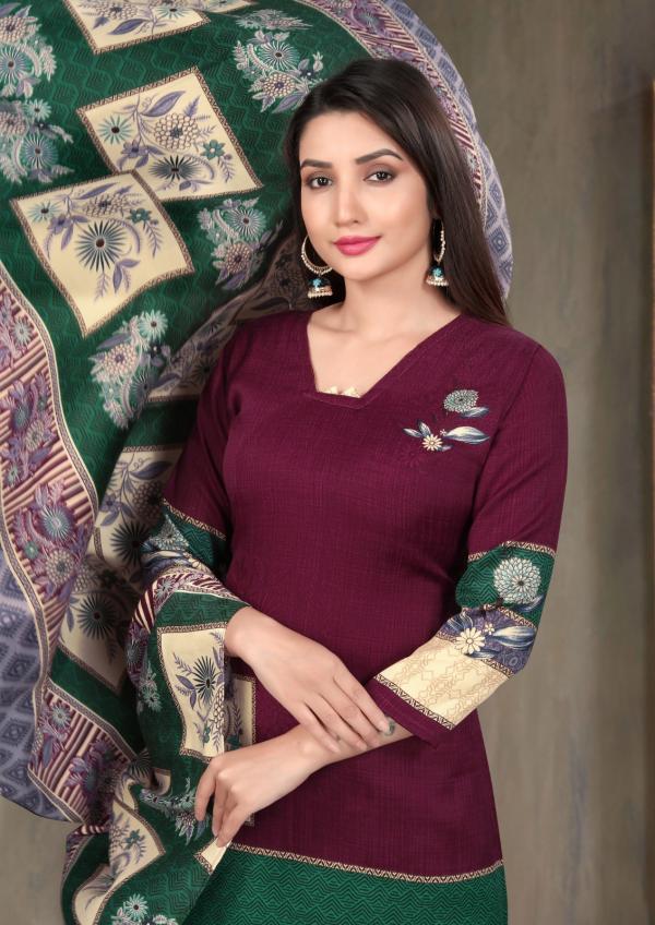 SAT Pashmina Shwal Suit Vol-13 – Dress Material